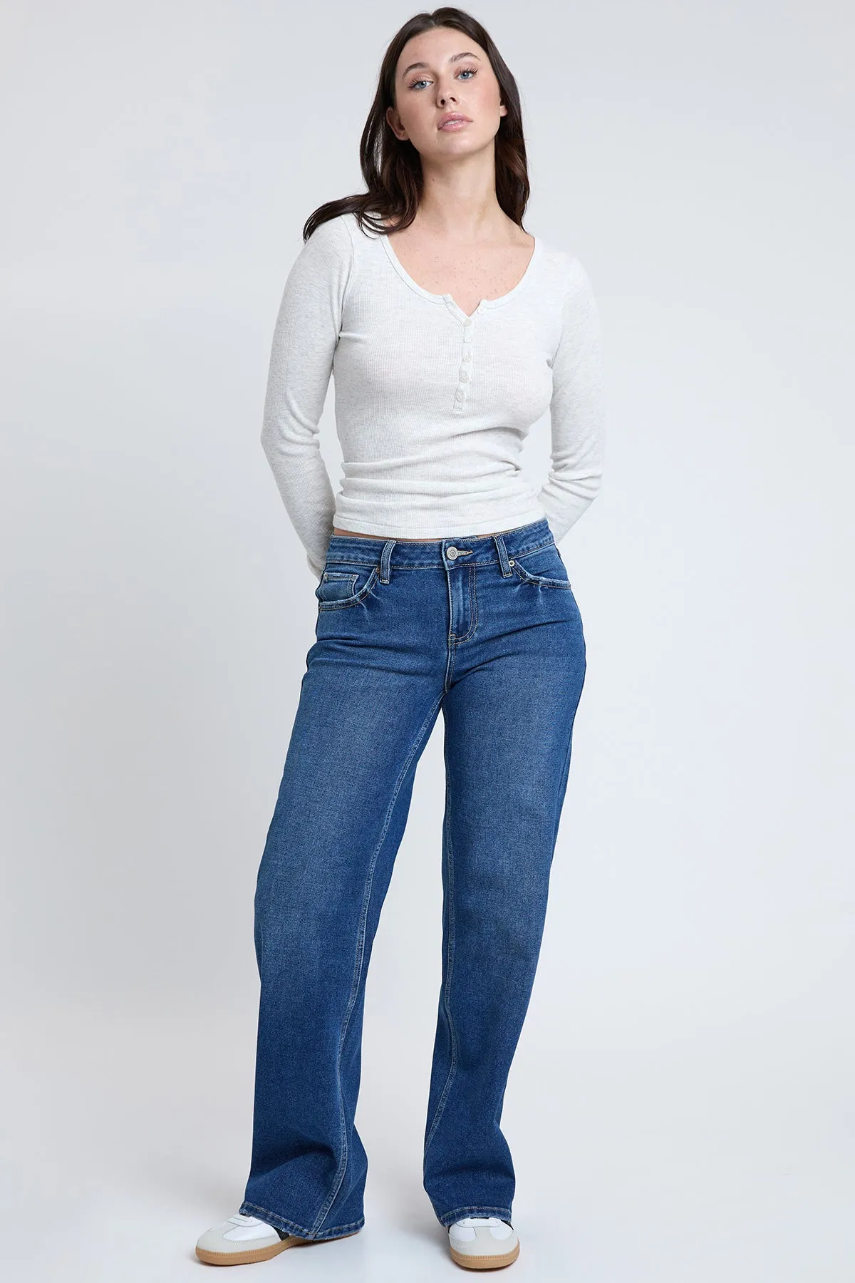 Low Rise Brittany Wide Leg Jeans, Pack of 12