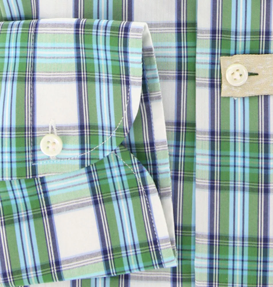 Luigi Borrelli Green Shirt - Extra Slim