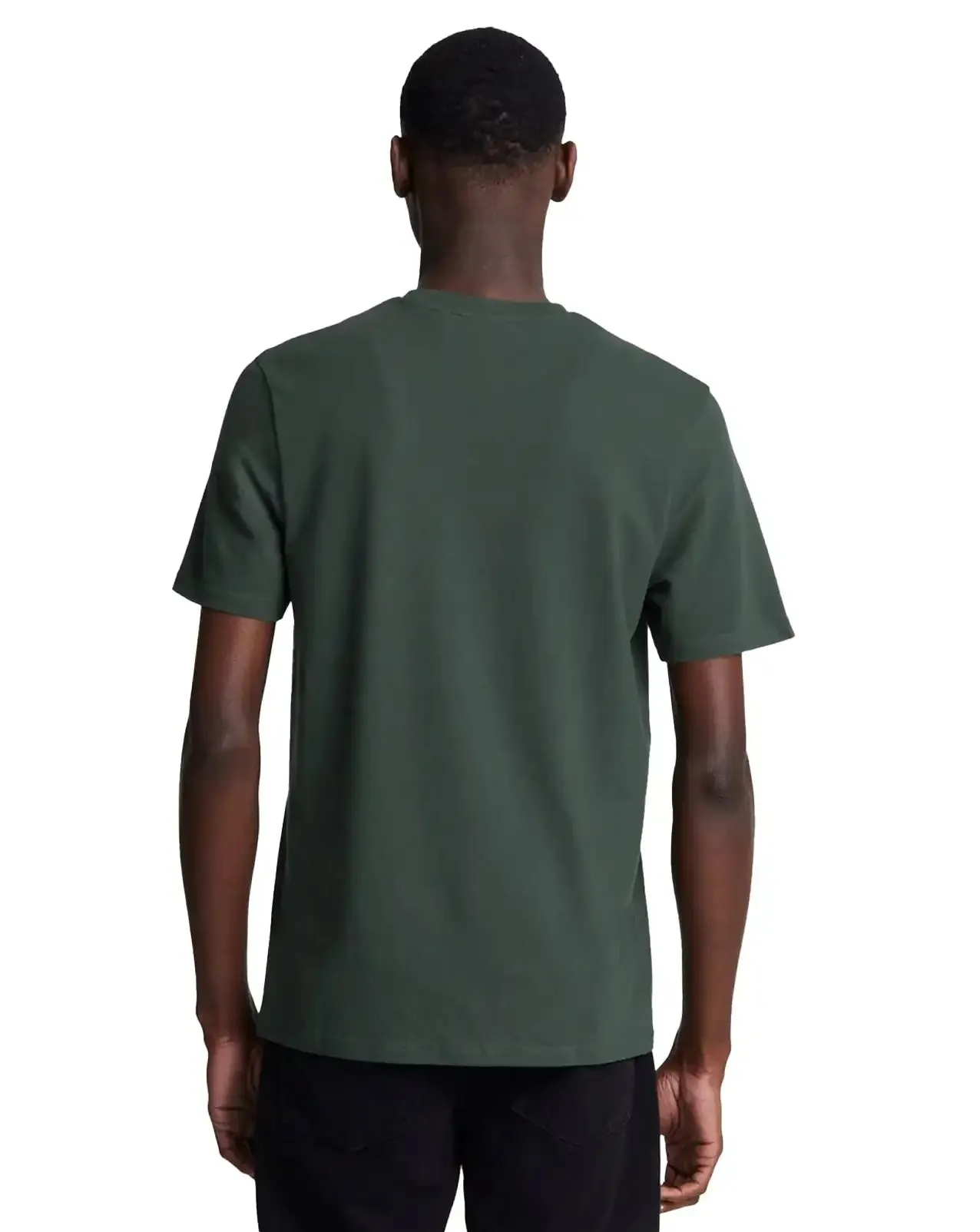 Lyle & Scott Mens Pique T-Shirt Deep Green