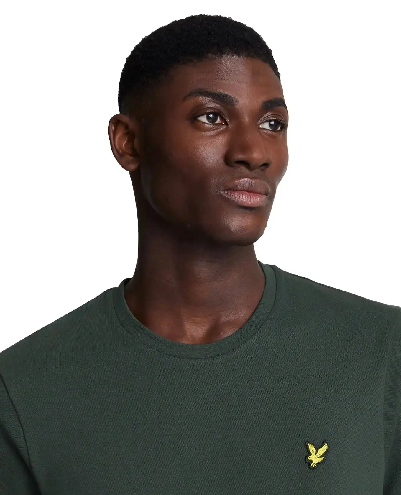 Lyle & Scott Mens Pique T-Shirt Deep Green