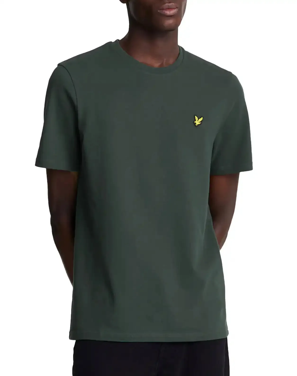 Lyle & Scott Mens Pique T-Shirt Deep Green