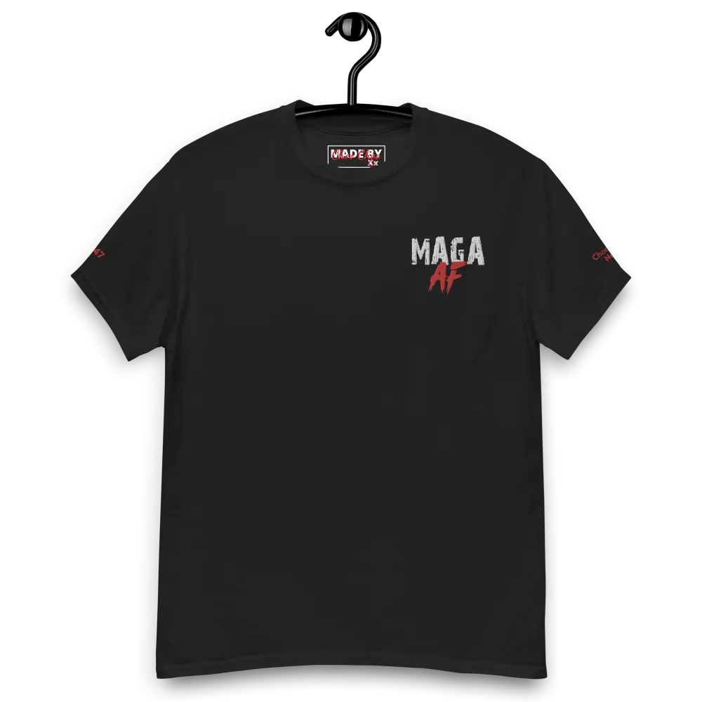 MAGA AF Embroidery Men's Classic Tee
