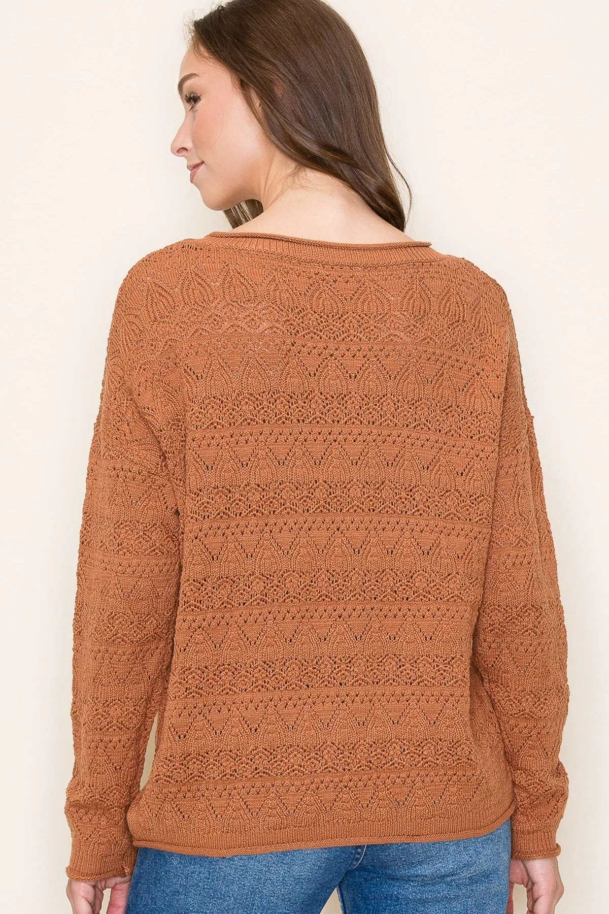 Mandala Pullover Sweater