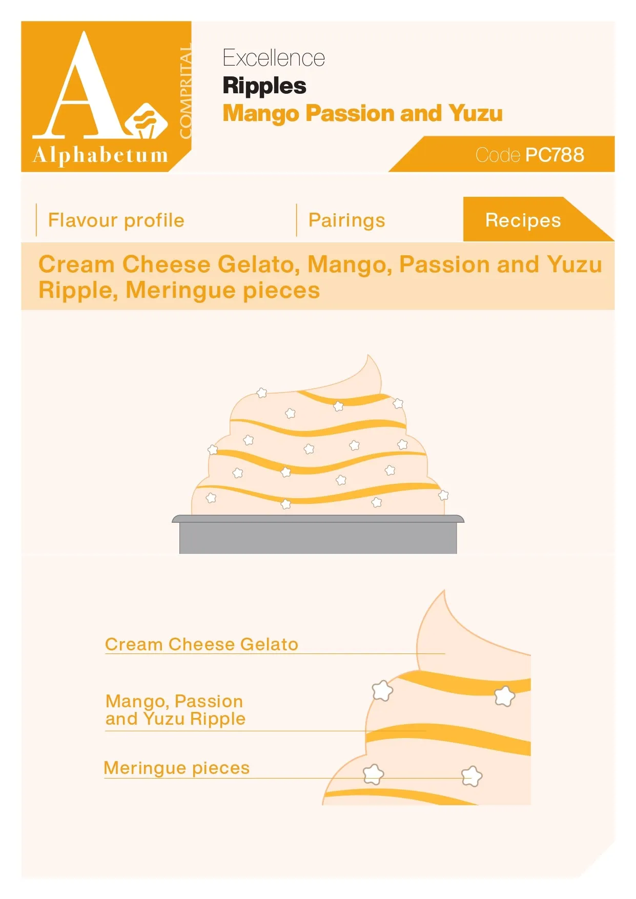 Mango Passion Yuzu Ripple - Case of 2 x 3 kg Units