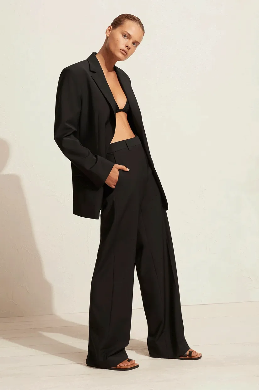 Matteau Relaxed Tailored Blazer - Black