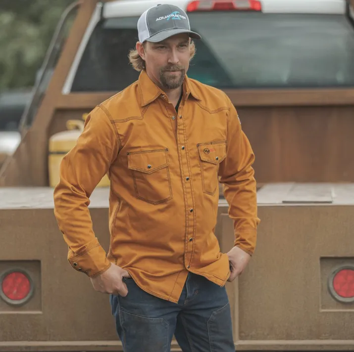 Matteo – Classic Western Work Shirt for Men