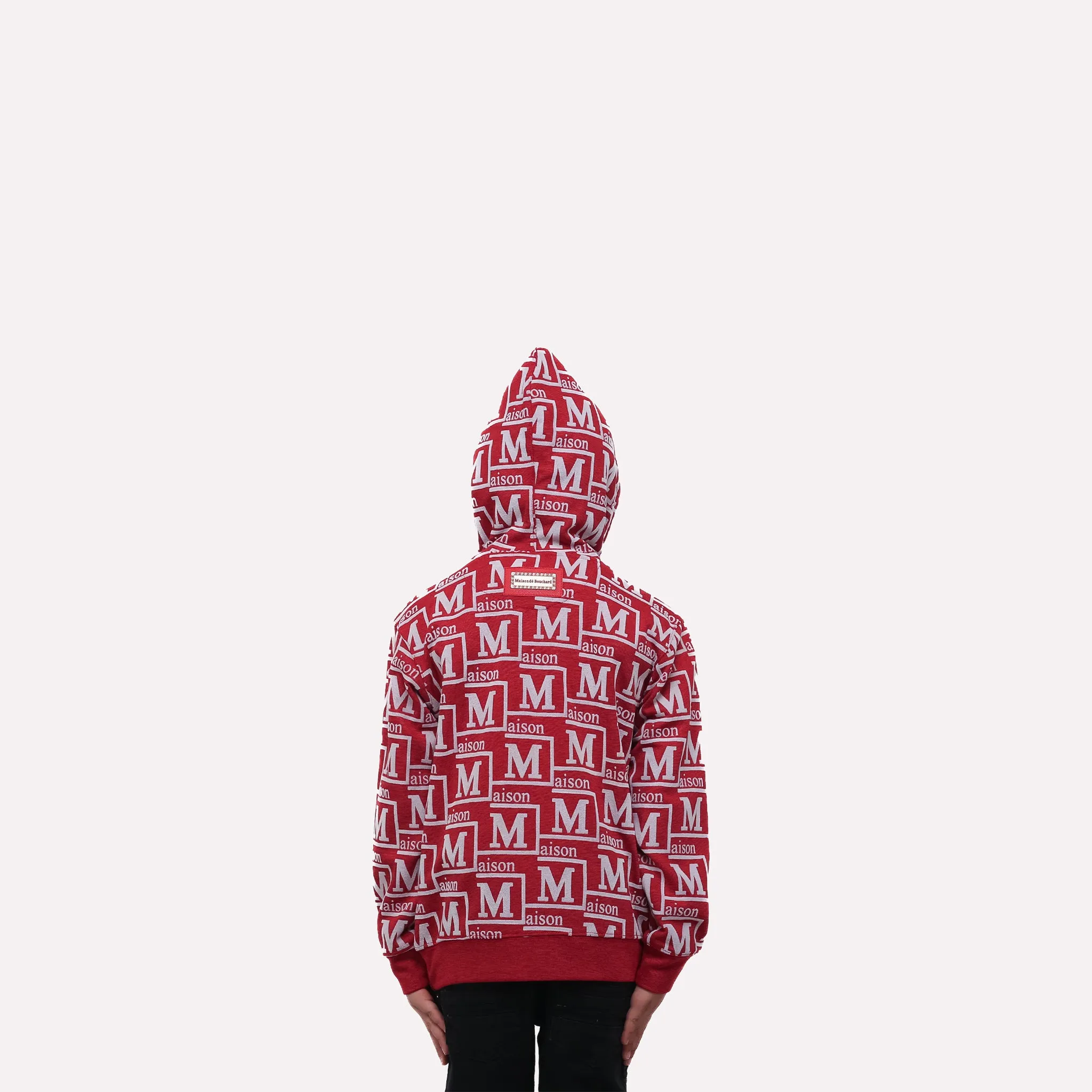 MDB Couture Kids Woven Monogram Hoodie Sweatshirt