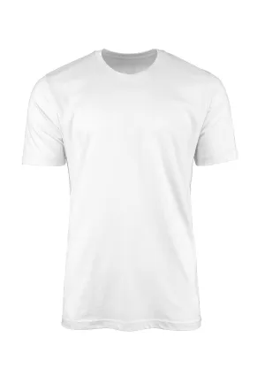 Men's Big & Tall Crew Neck T-Shirt - White