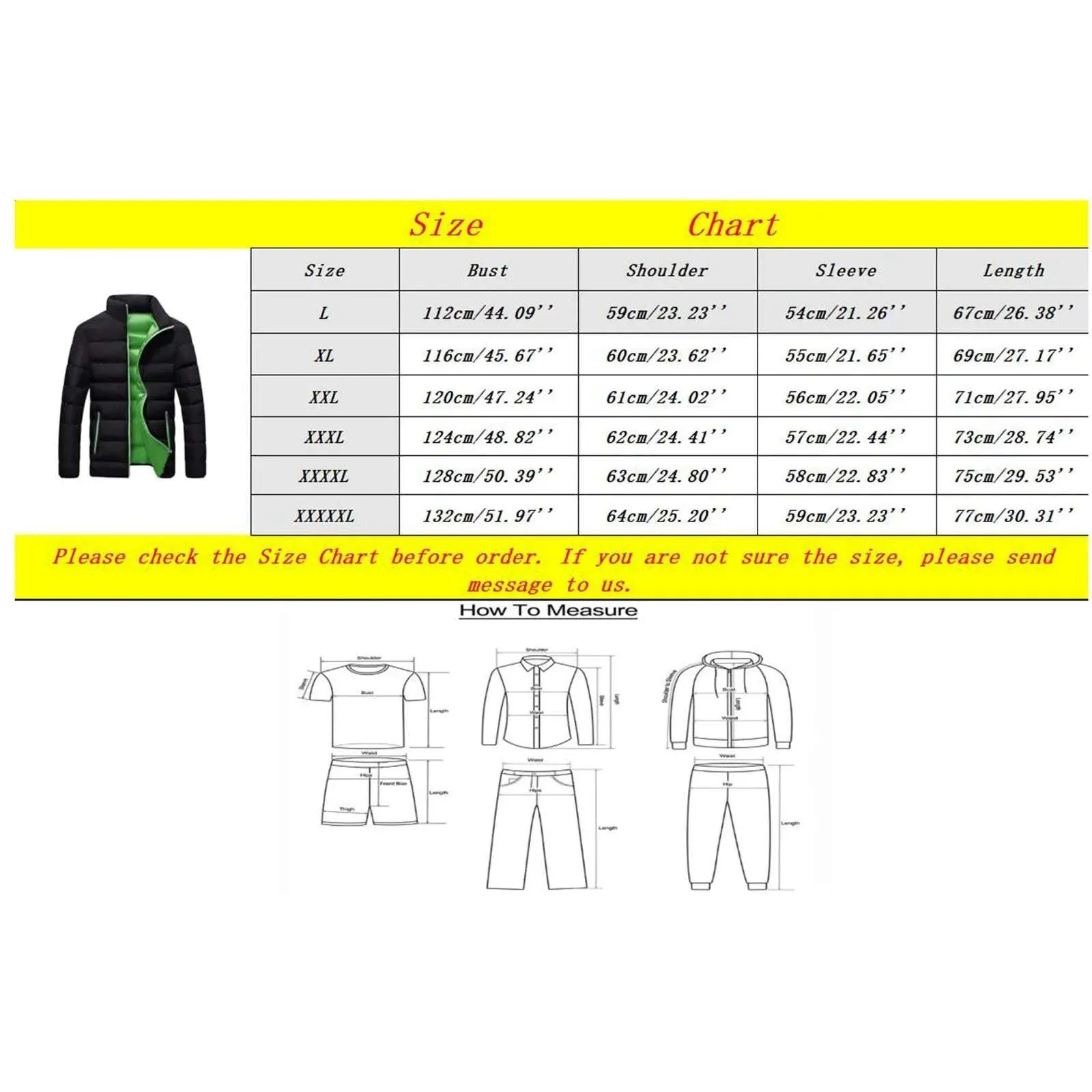 Men's Black Warm Lightweight Down Jacket – Winter Zipper Stand Collar Slim Fit Cotton-Padded Coat