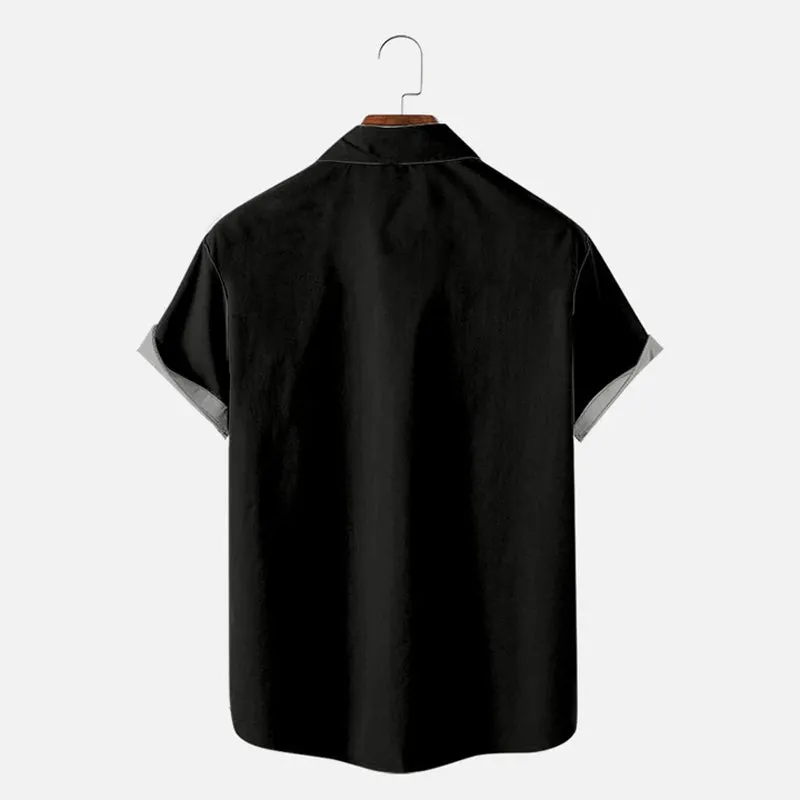 Men's Its Time to Drink and Party With Cocktails Short Sleeve Shirt