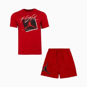 Men's Jordan Essentials Fleece Shorts And T Shirt Outfit