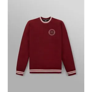 Men's Smooth Landing Crewneck , CABERNET