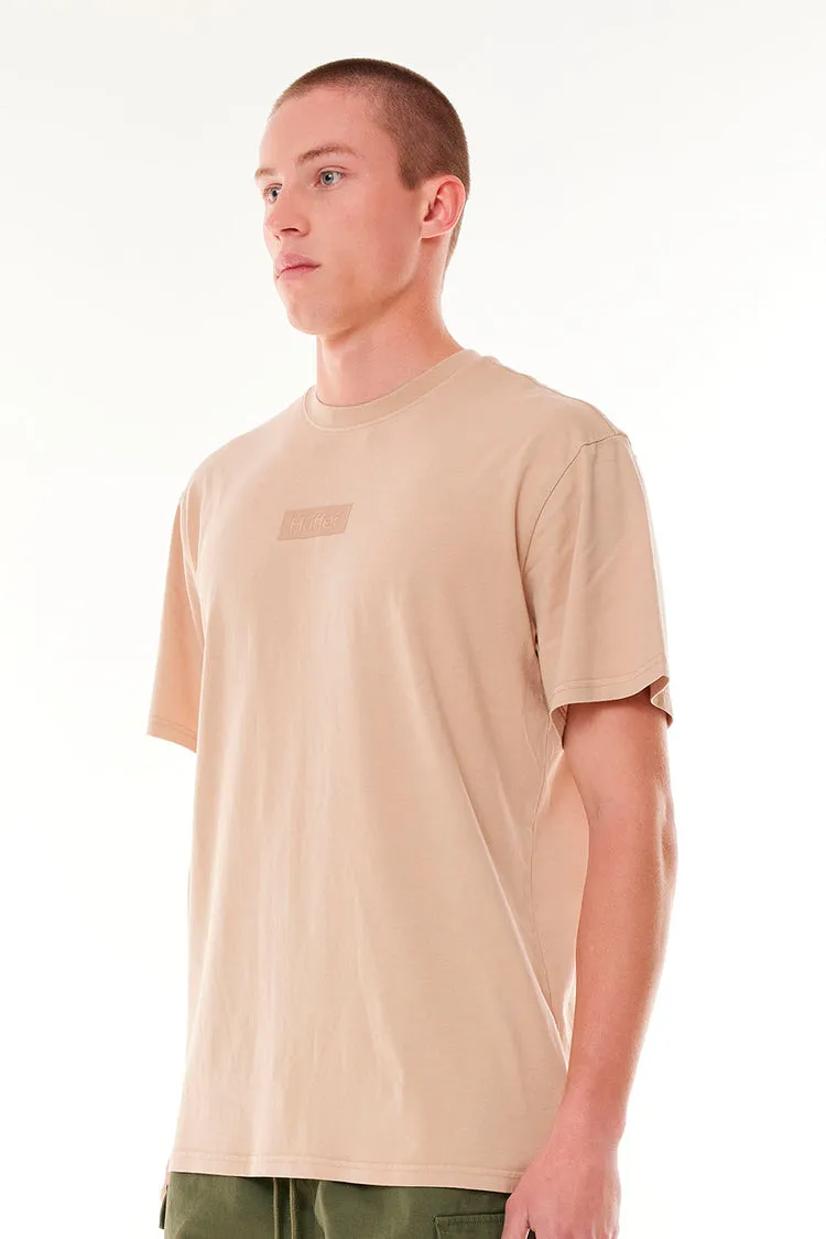 Mens Sup Tee/Box Up - Oat Milk