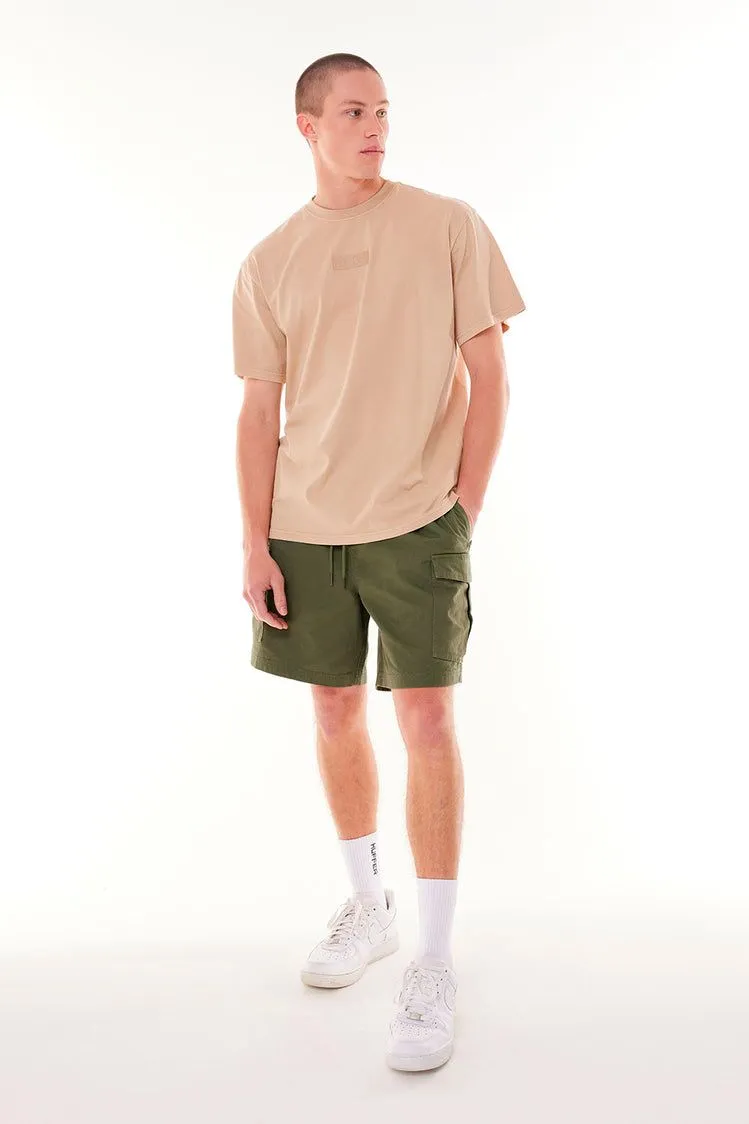 Mens Sup Tee/Box Up - Oat Milk