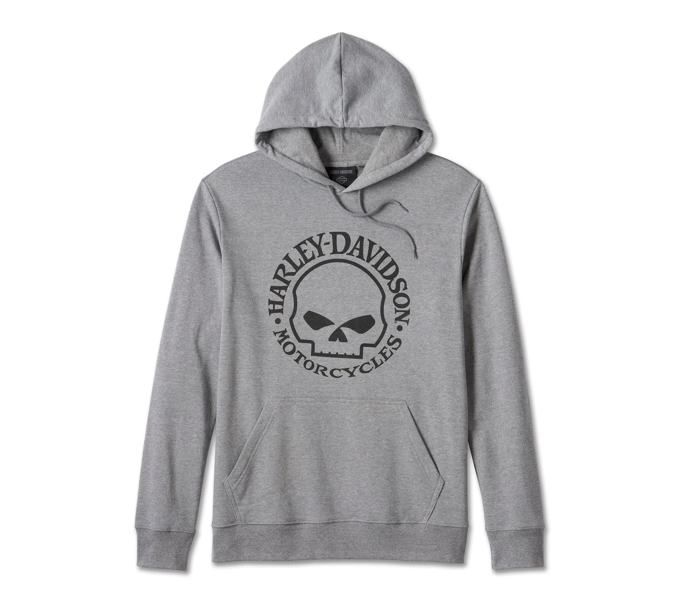 Men's Willie G  Skull Hoodie - Medium Heather Grey