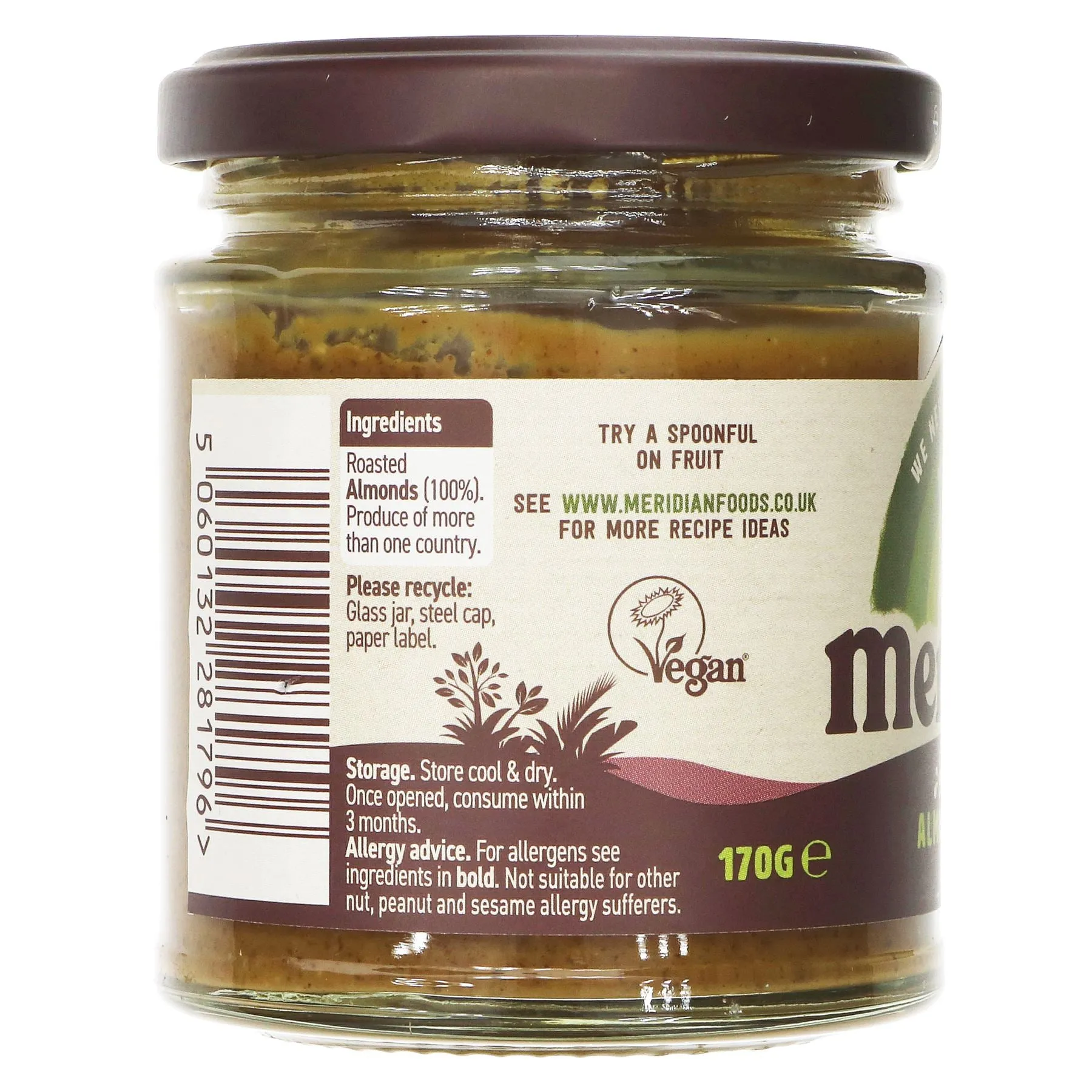 Meridian | Almond Butter Smooth | 170G