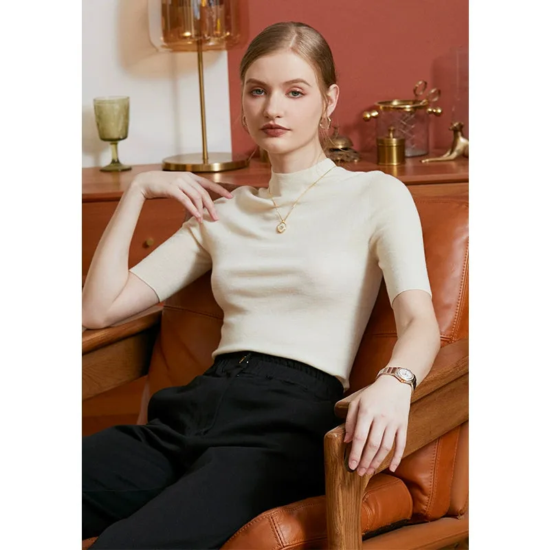 Merino Wool Turtleneck Sweater