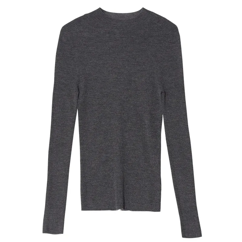 Merino Wool Turtleneck Sweater