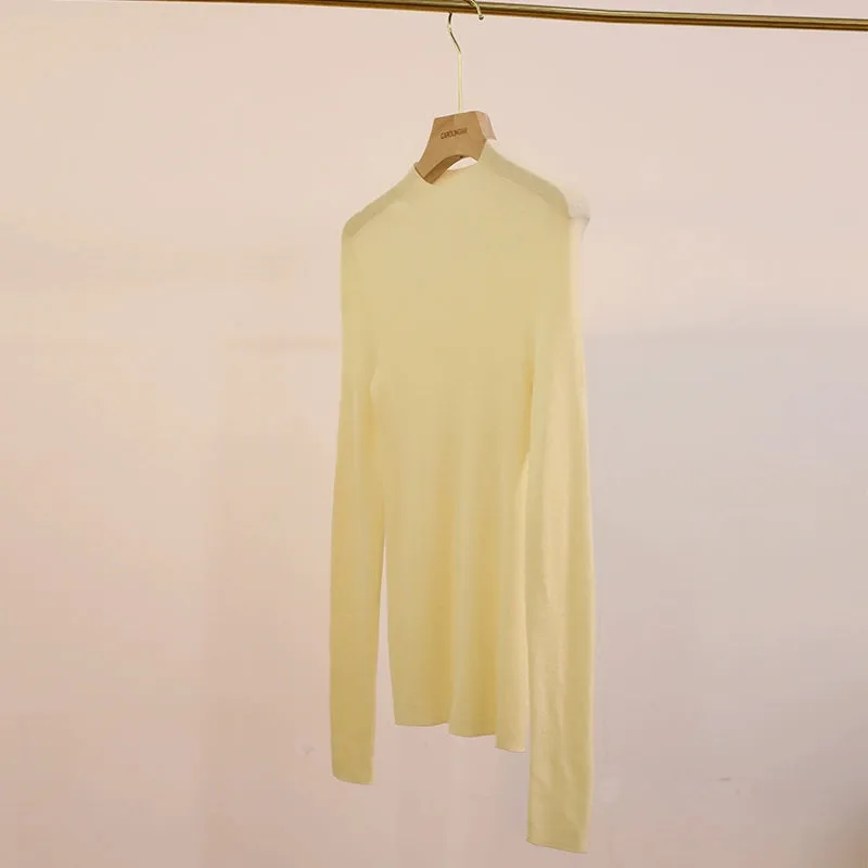 Merino Wool Turtleneck Sweater