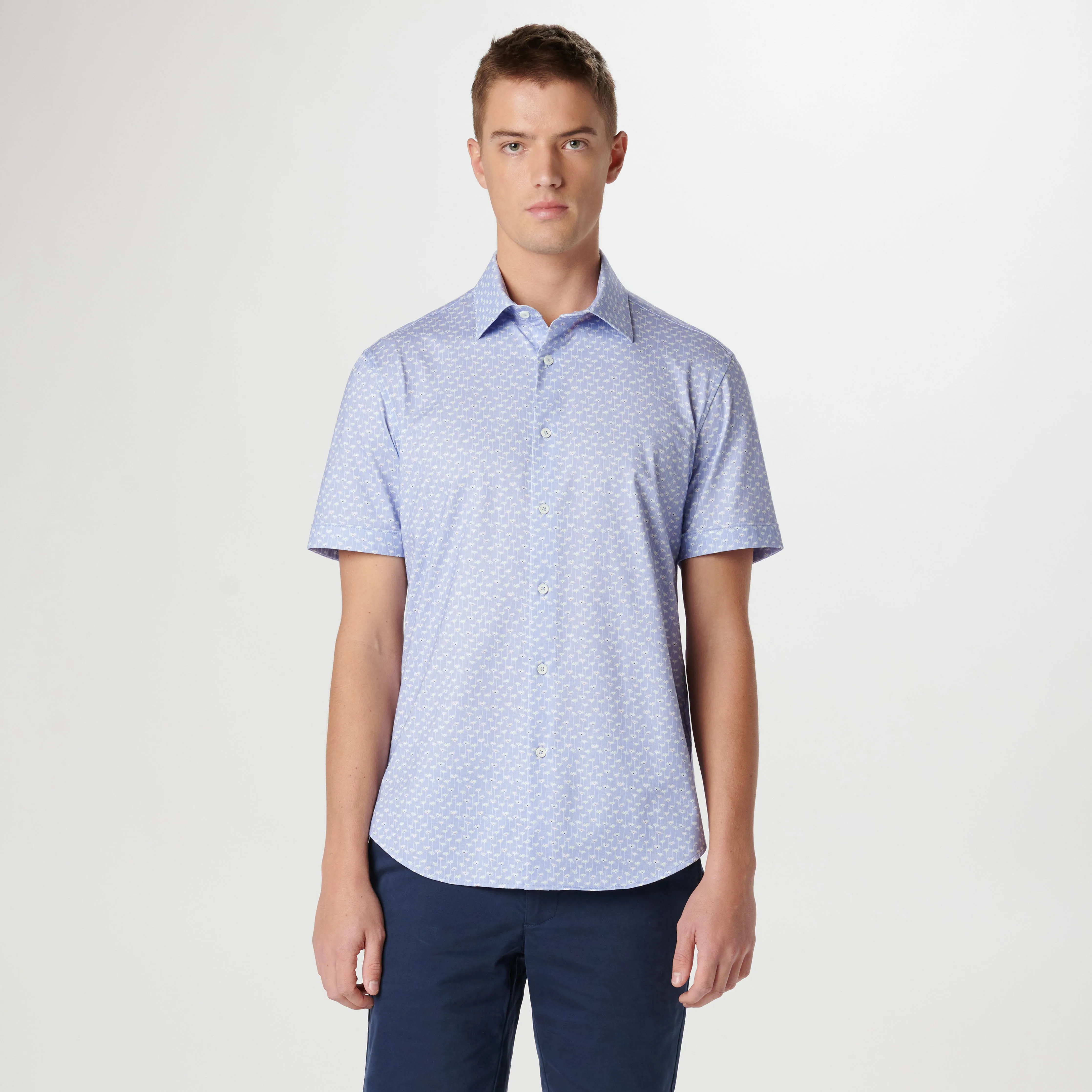 Miles Floral OoohCotton Short Sleeve Shirt