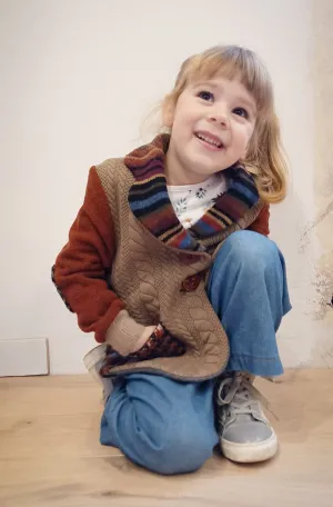 Mini Trailmix Upcycled Sweater Blazer