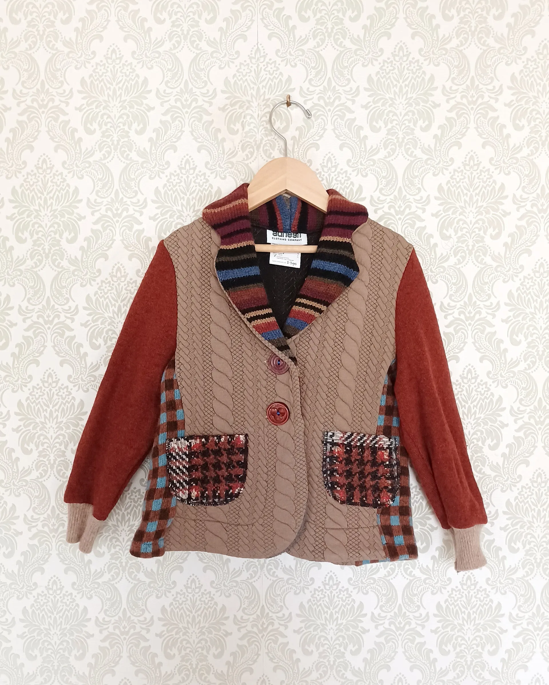 Mini Trailmix Upcycled Sweater Blazer