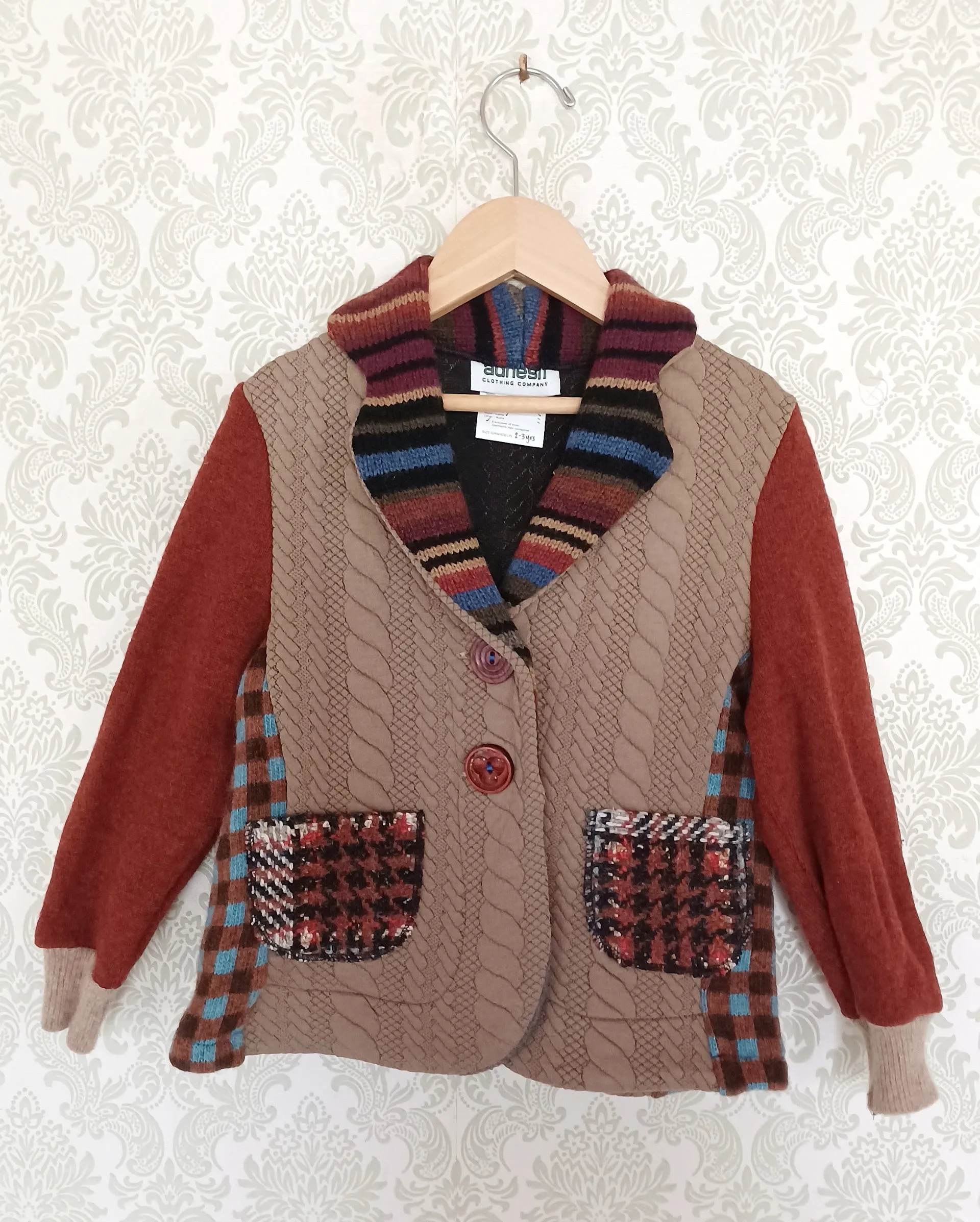 Mini Trailmix Upcycled Sweater Blazer