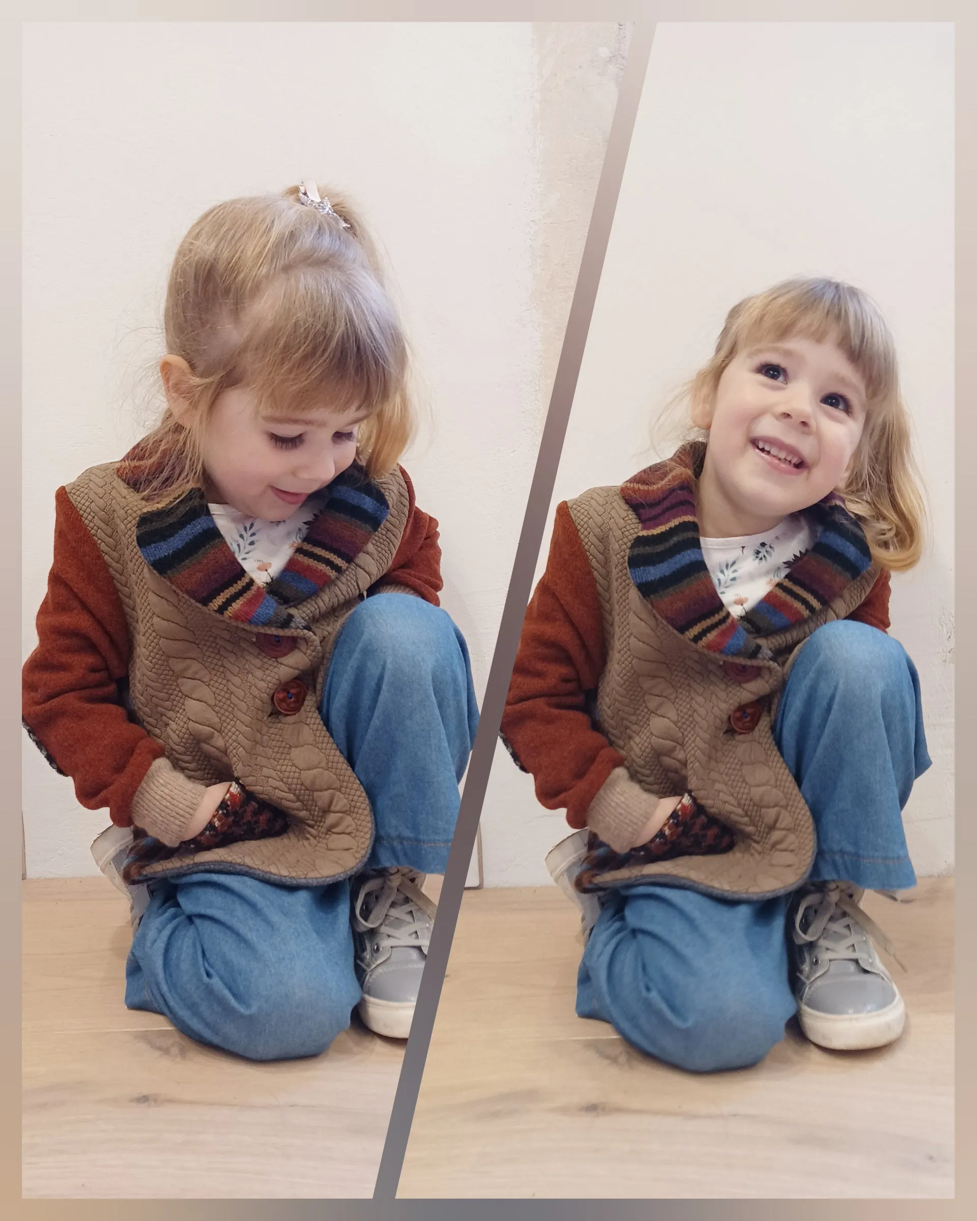 Mini Trailmix Upcycled Sweater Blazer