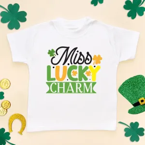Miss Lucky Charm St Patrick's Day Toddler T Shirt