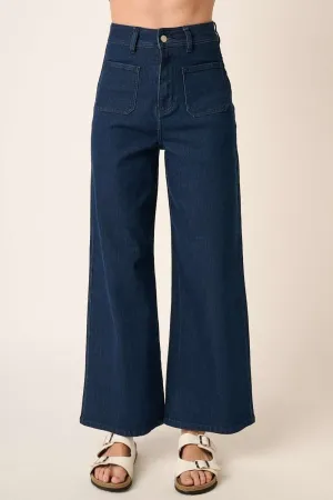 Mittoshop High Waist Wide Leg Jeans for Women - Stylish Fit