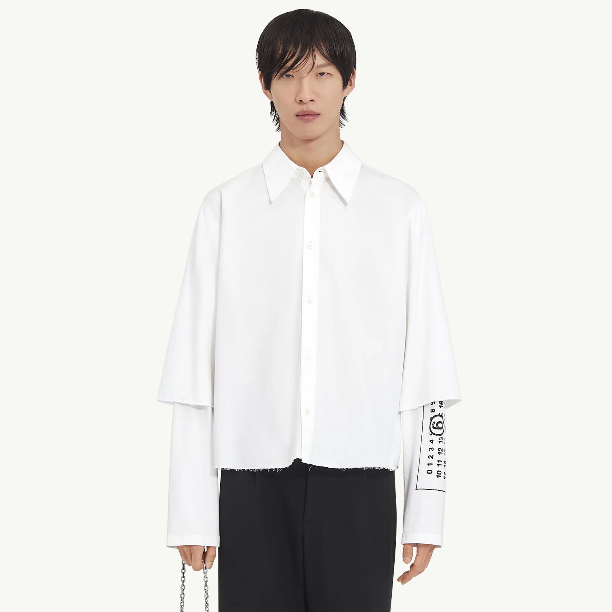 MM6 Maison Margiela Mens Long-Sleeve Shirt