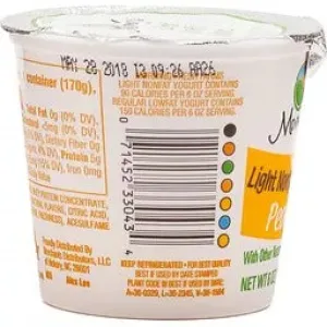 Morning Fresh Light LowFat Yogurt Peach 6oz