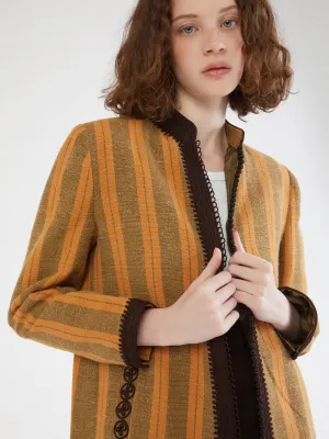 Moroccan linen blazer