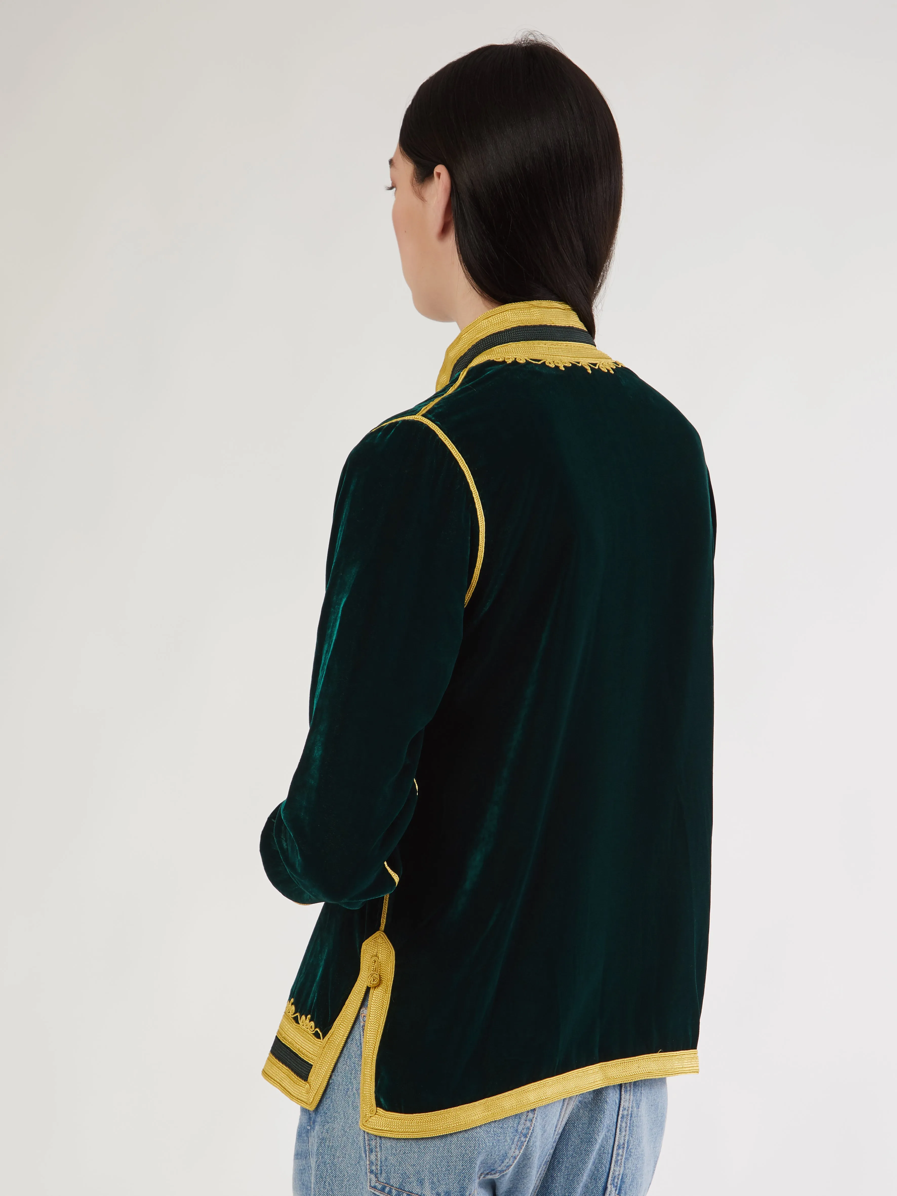 Moroccan velvet jacket
