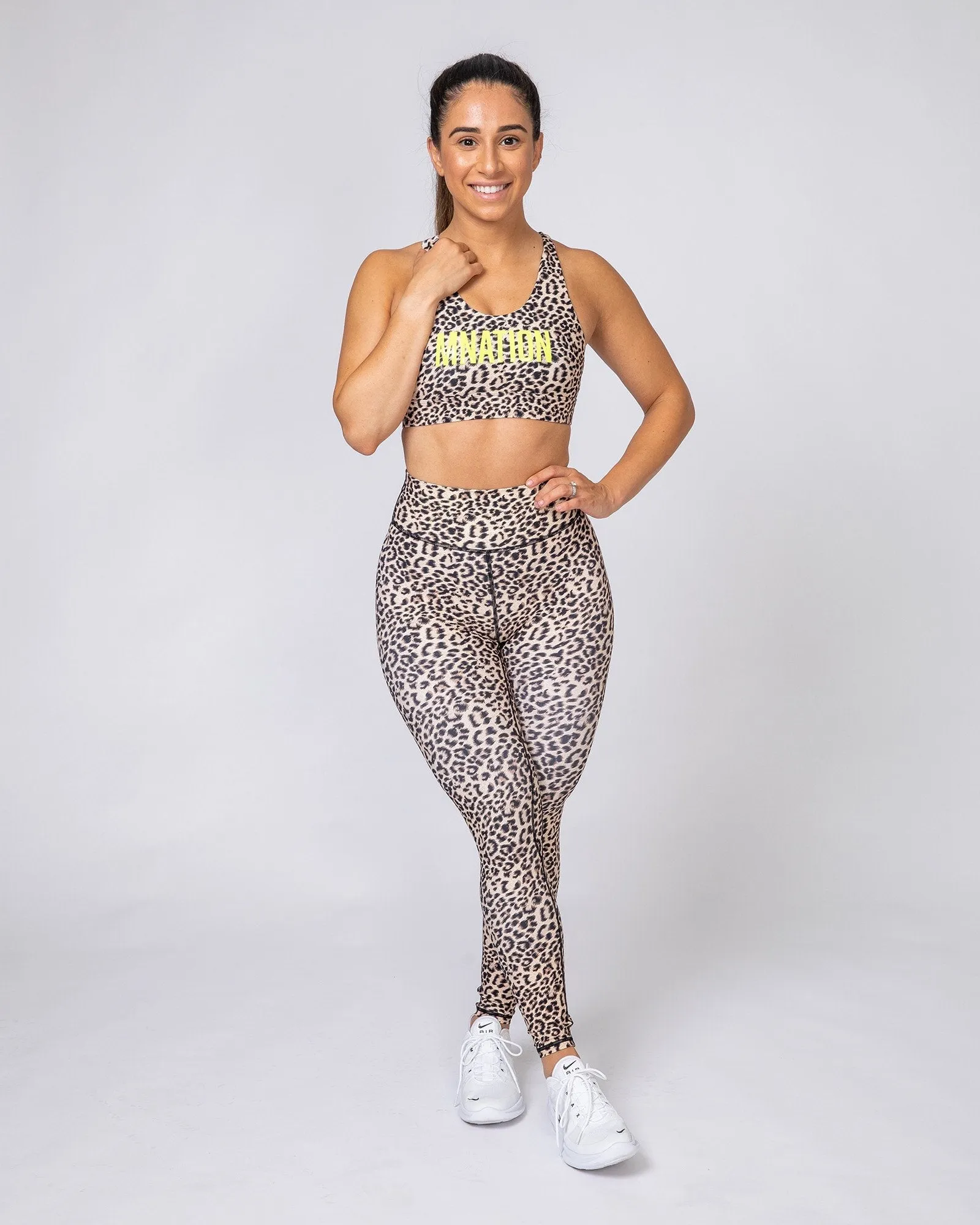 Motion Sculpt Bra - Yellow Leopard