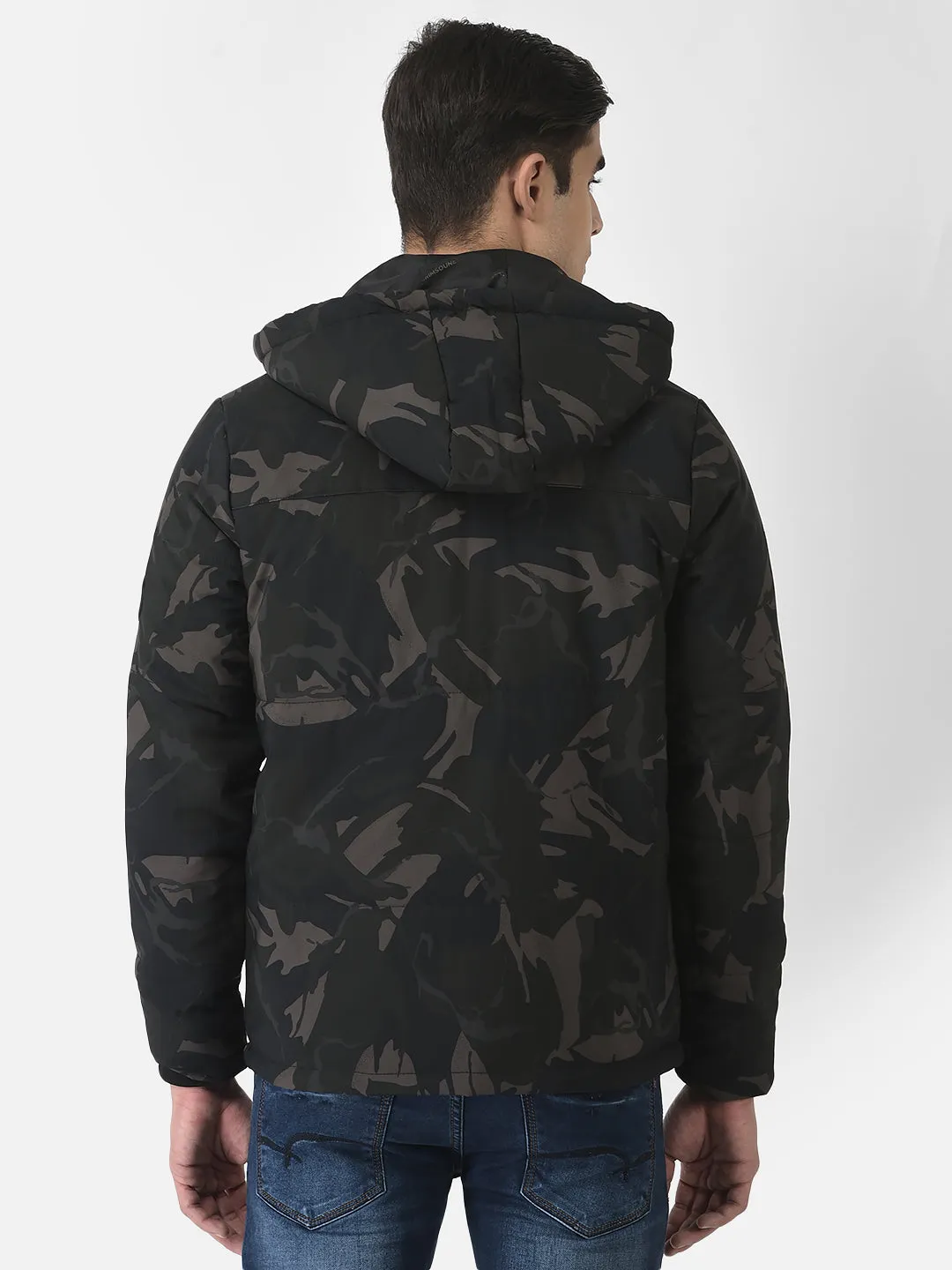 Multi-Colour Jacket in Camouflage Print
