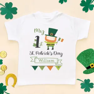 My 1st St Patrick's Day Personalised Toddler T Shirt