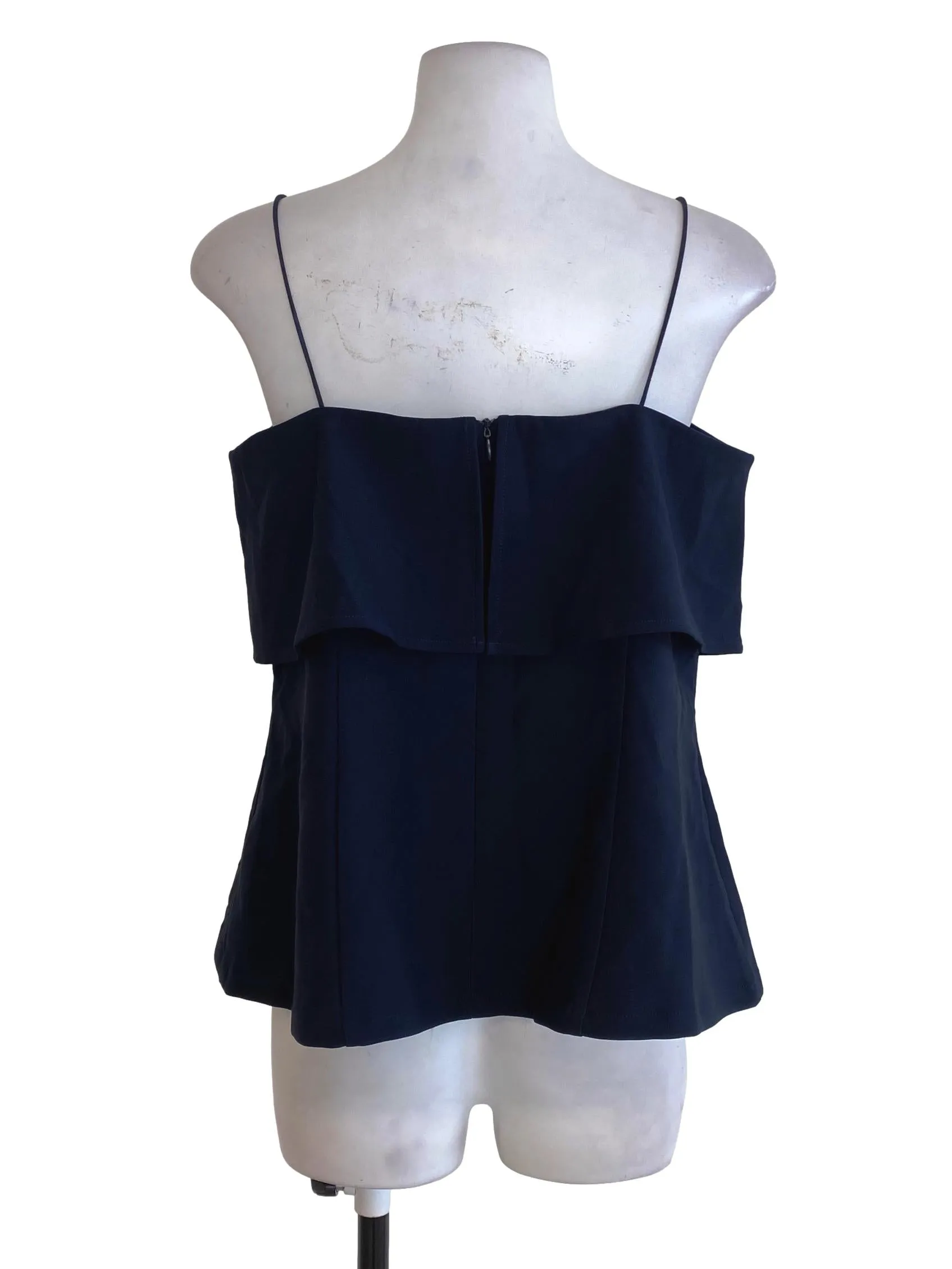 Navy Blue Layered Top