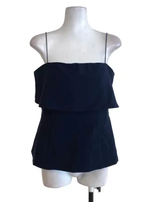 Navy Blue Layered Top