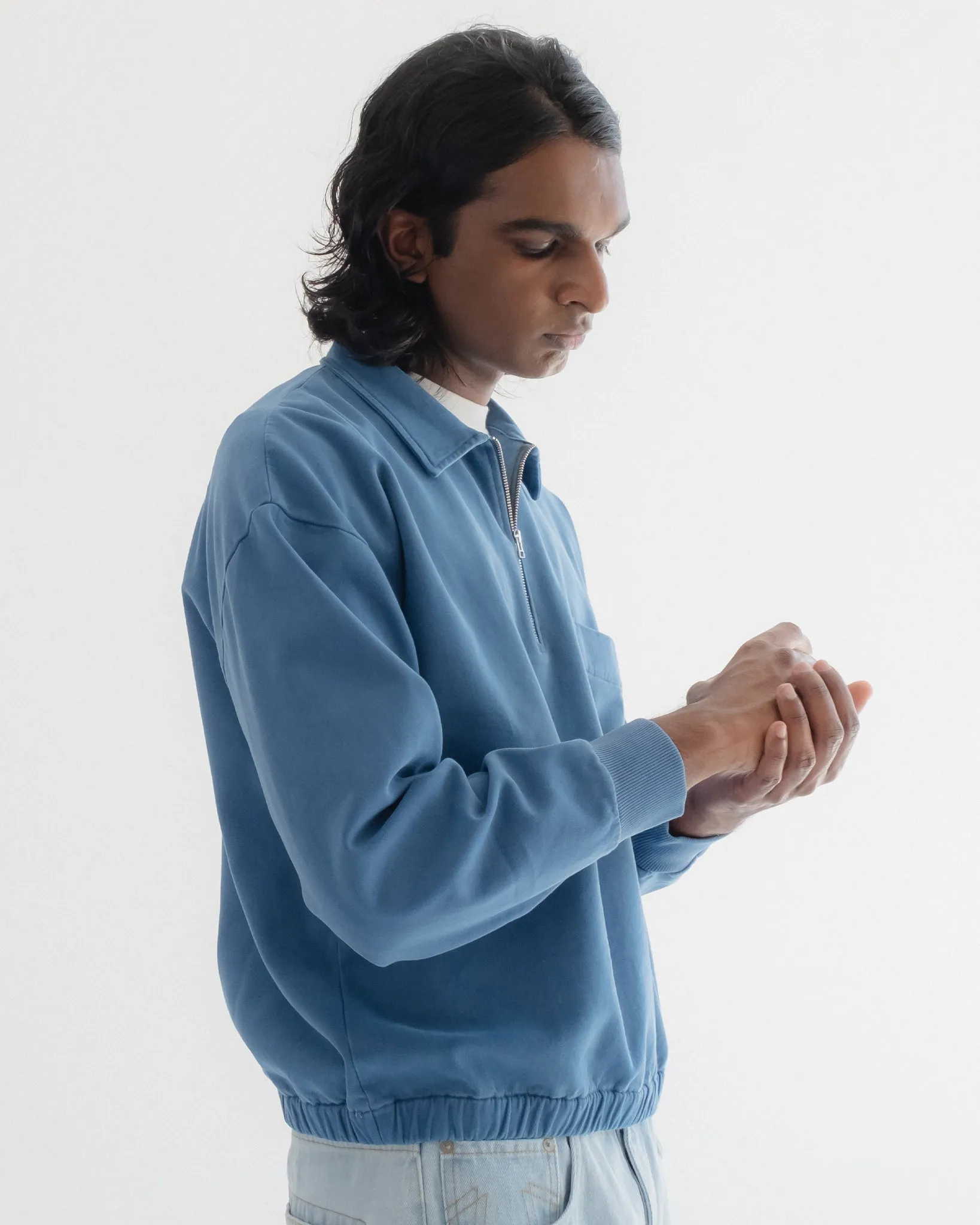 Nevada Sweater Twill Jersey Gaz Blue
