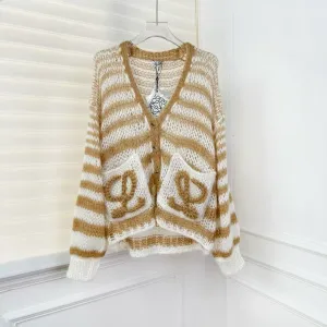 New soft woven warm knitted jacket