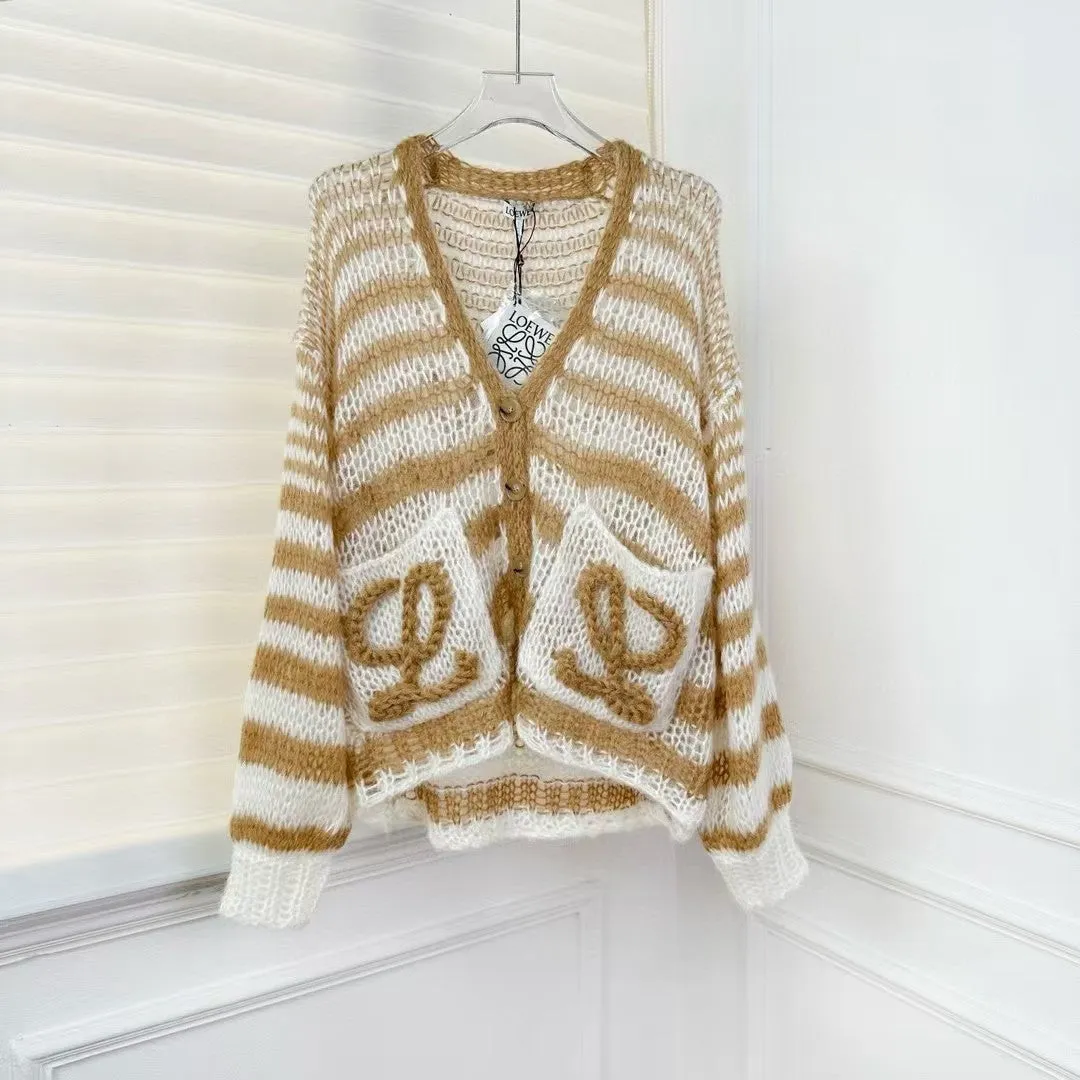 New soft woven warm knitted jacket