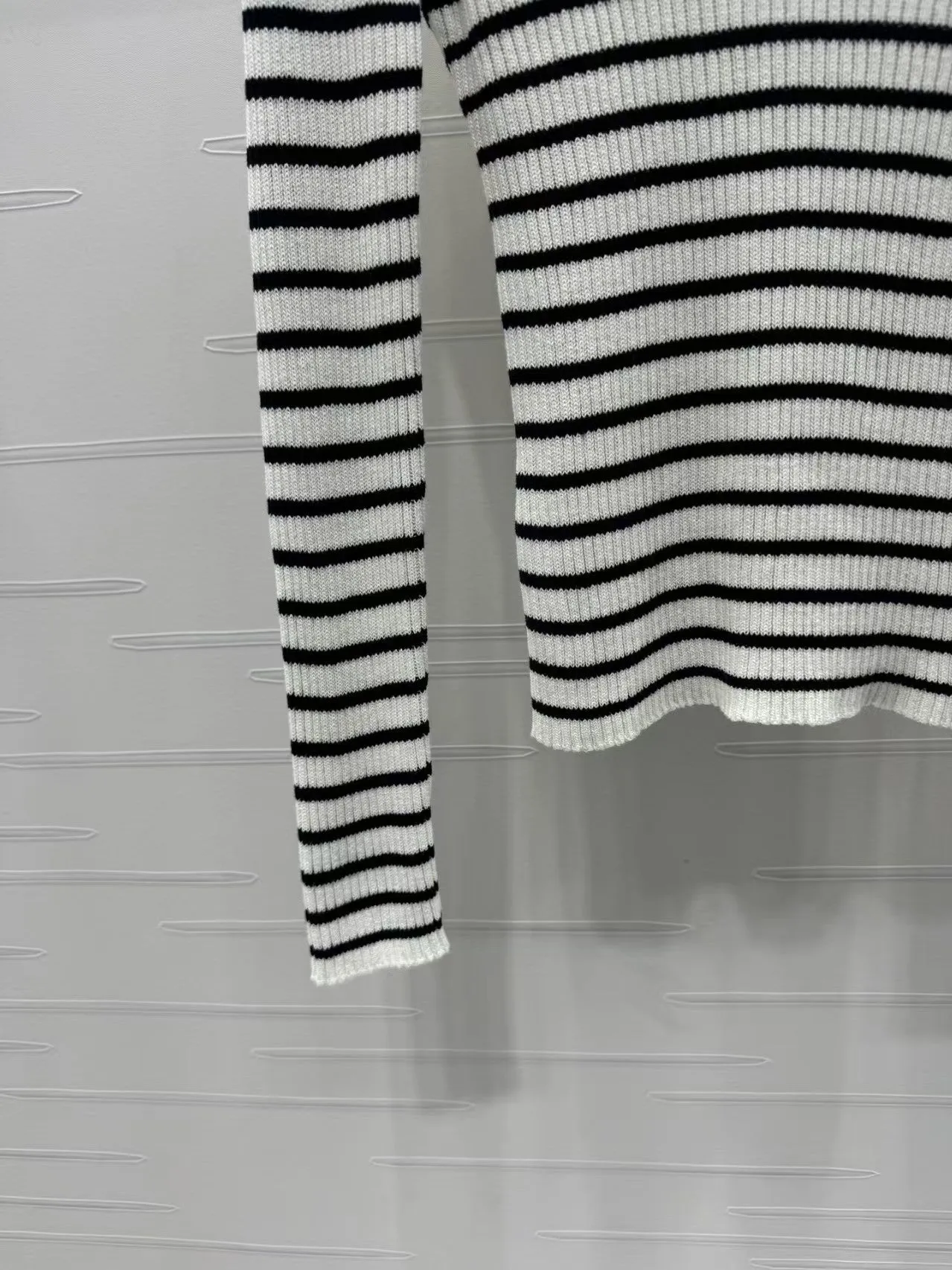 New Striped Wool Knit Long Sleeve
