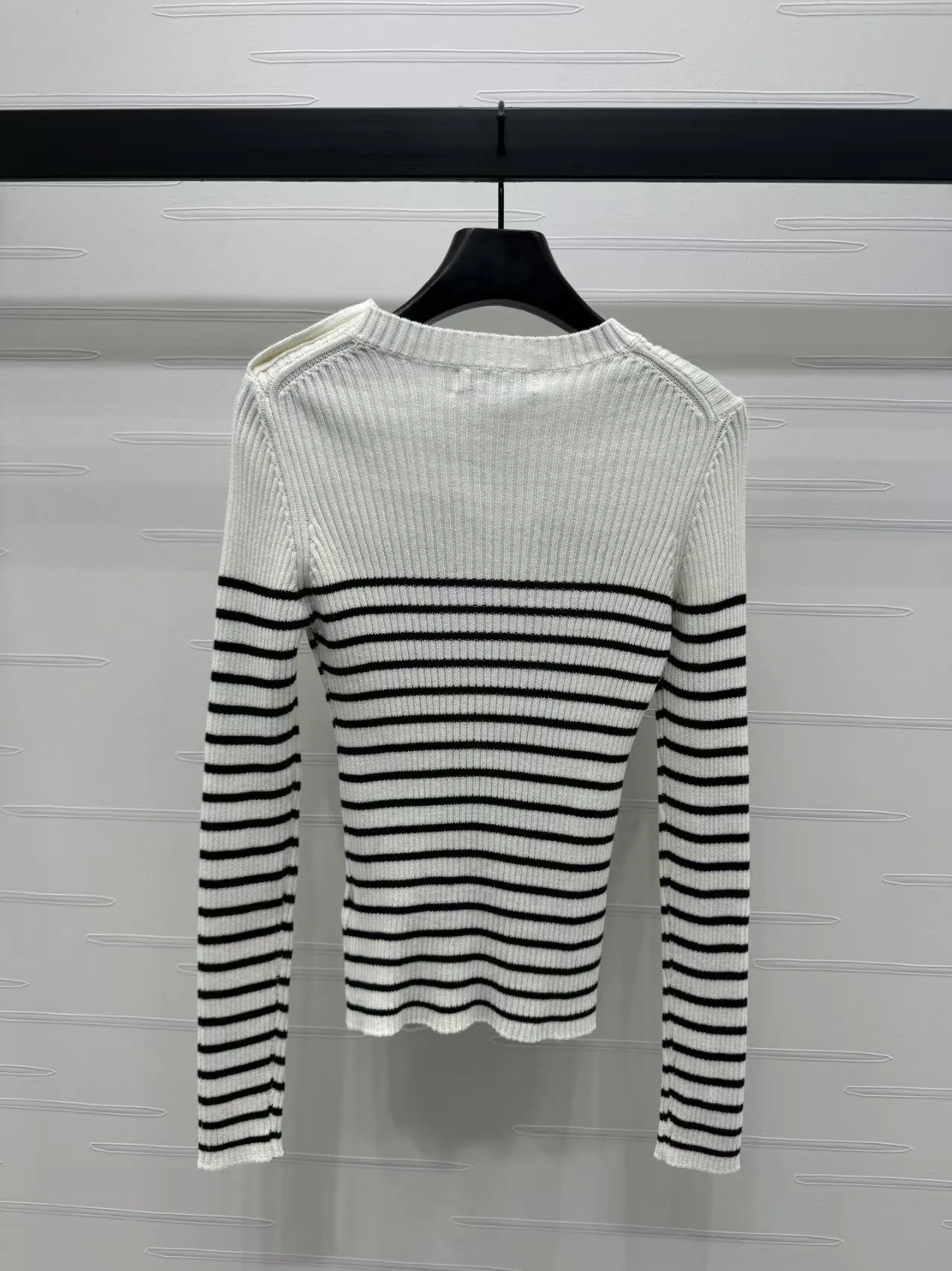 New Striped Wool Knit Long Sleeve