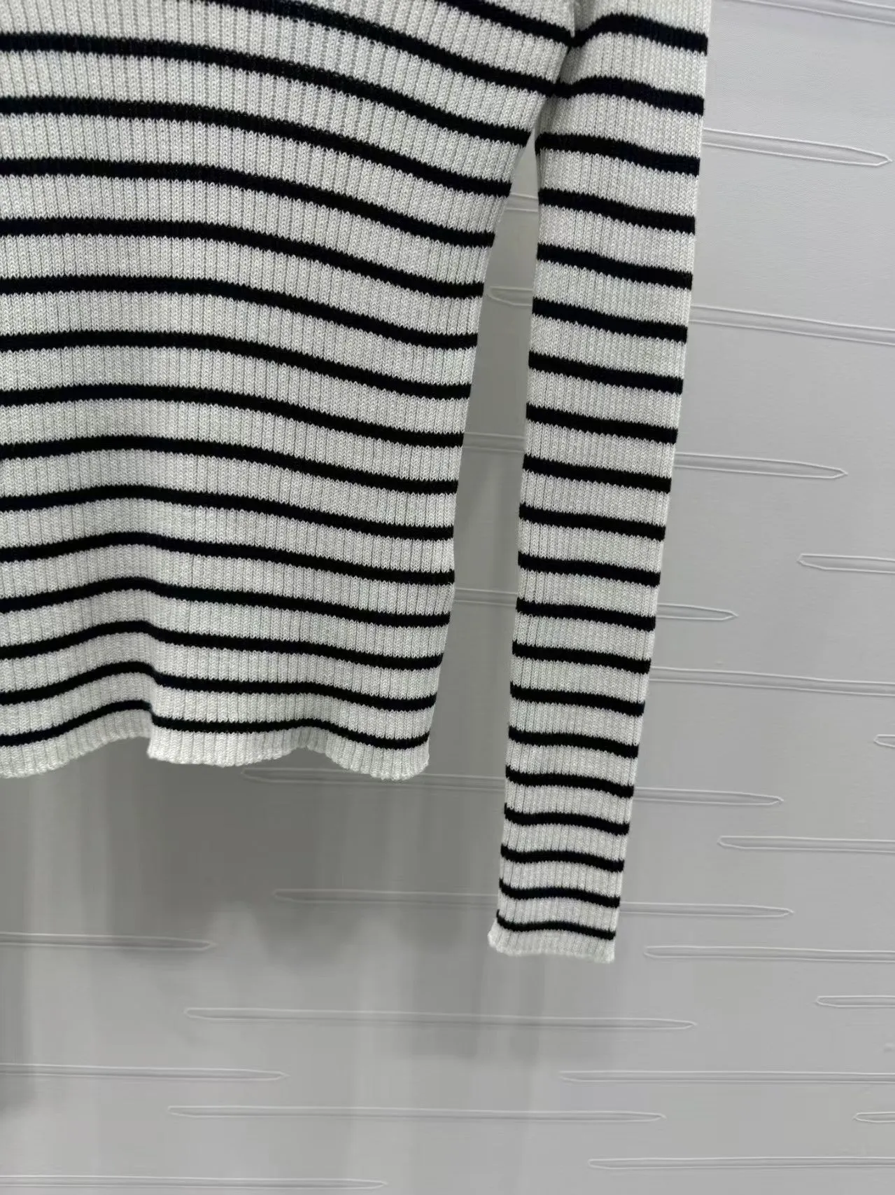 New Striped Wool Knit Long Sleeve