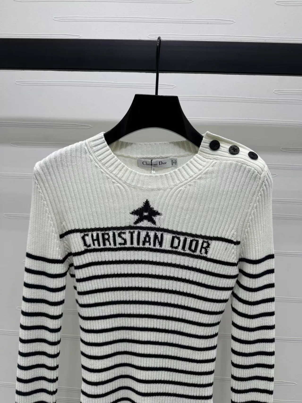 New Striped Wool Knit Long Sleeve