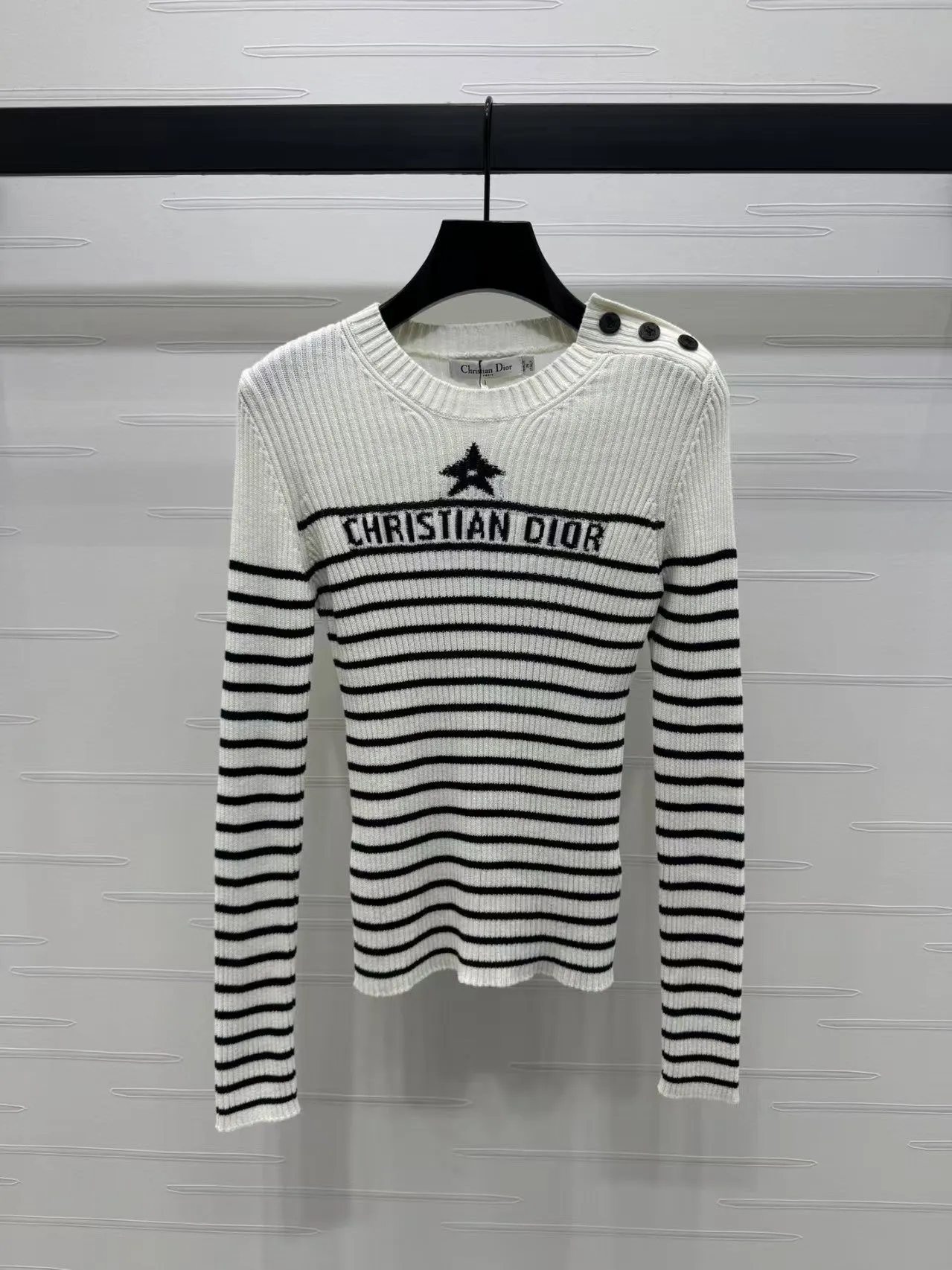 New Striped Wool Knit Long Sleeve