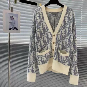 New style new color old flower cardigan