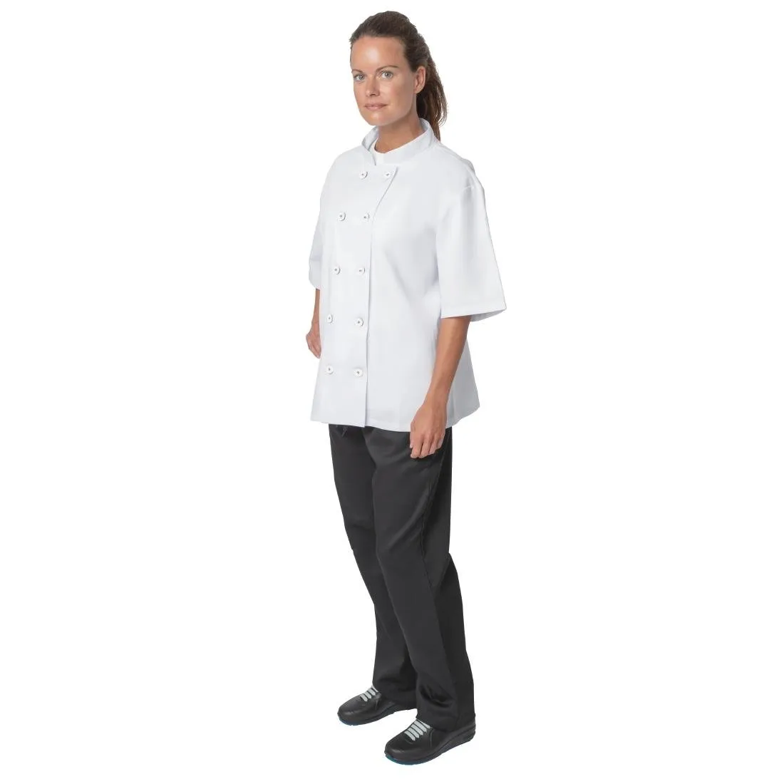Nisbets Essentials Chef Jacket White S (2 Pack)