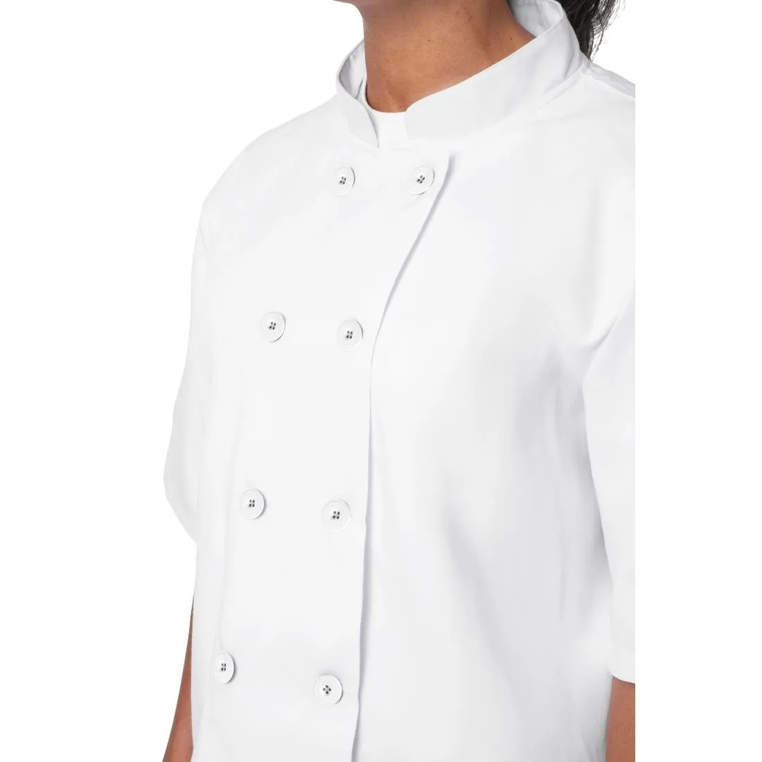 Nisbets Essentials Chef Jacket White S (2 Pack)